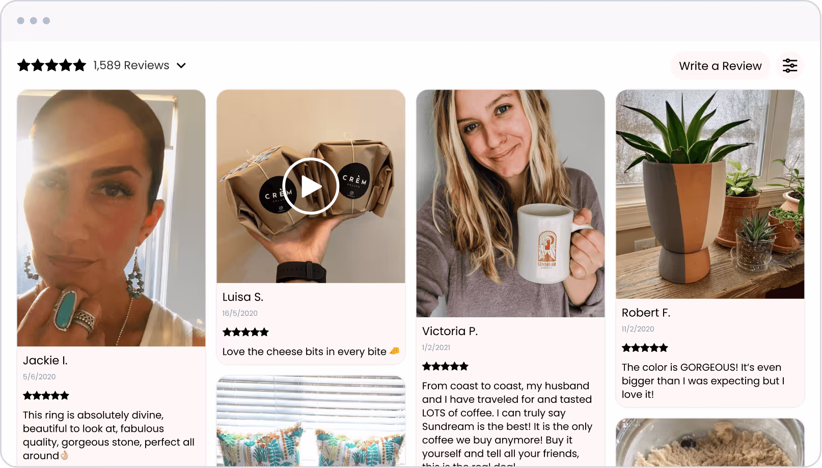 Loox reviews widget